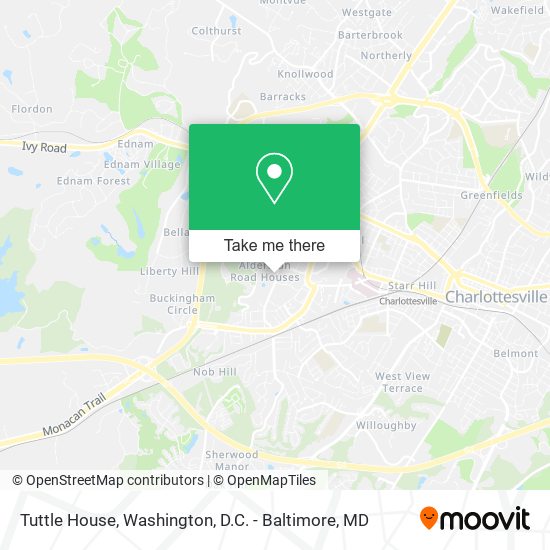 Tuttle House map