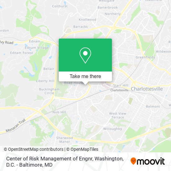 Mapa de Center of Risk Management of Engnr