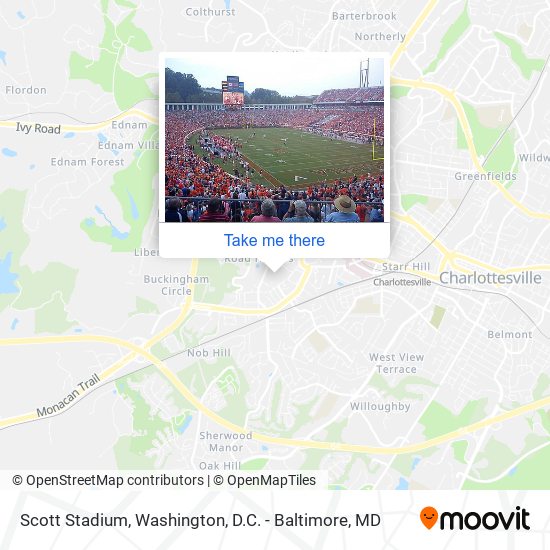 Scott Stadium map