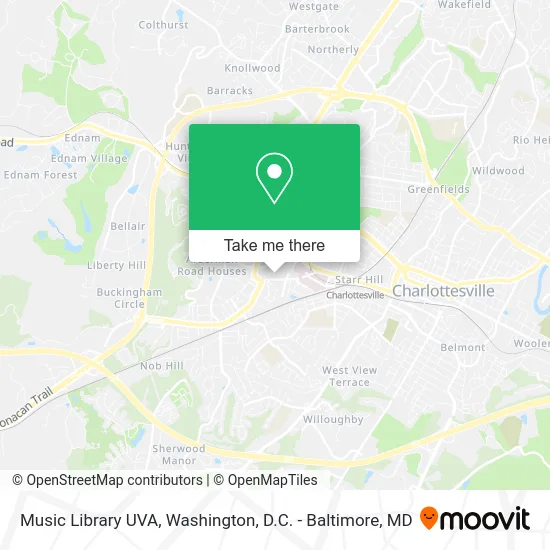 Music Library UVA map