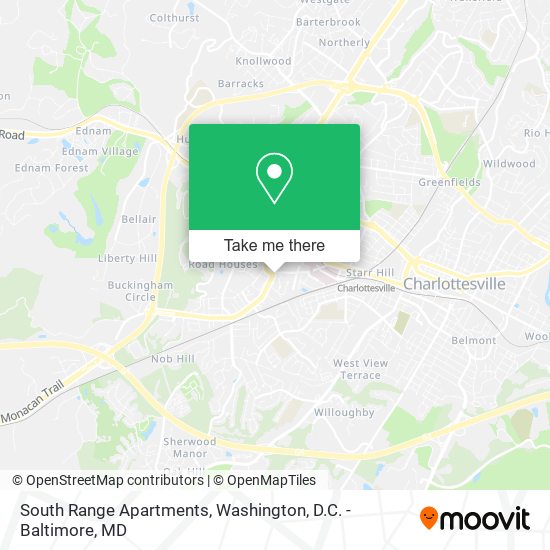 South Range Apartments map