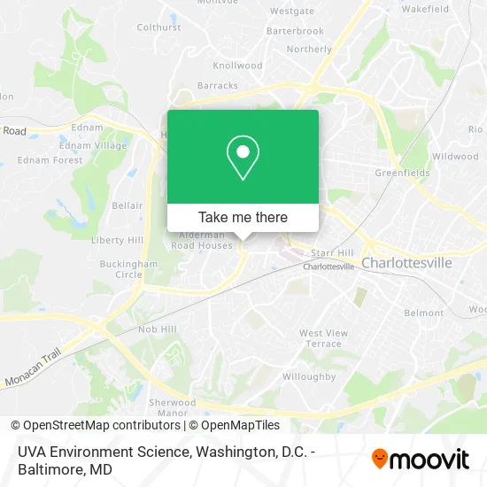 UVA Environment Science map