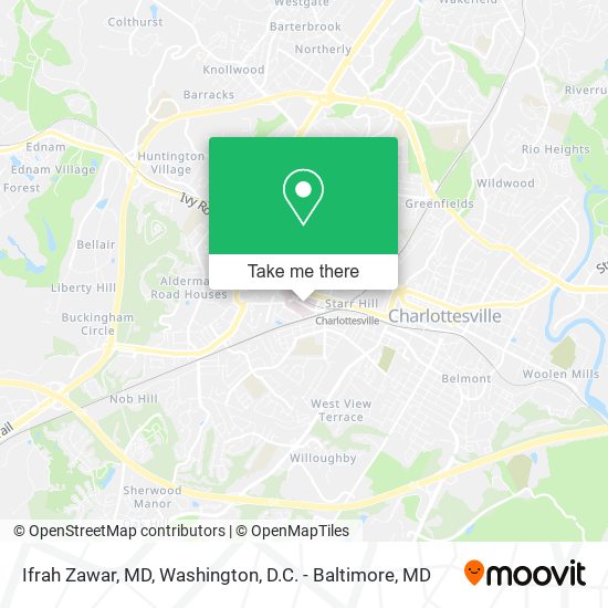 Ifrah Zawar, MD map