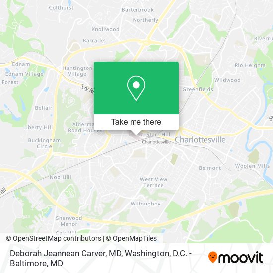 Mapa de Deborah Jeannean Carver, MD
