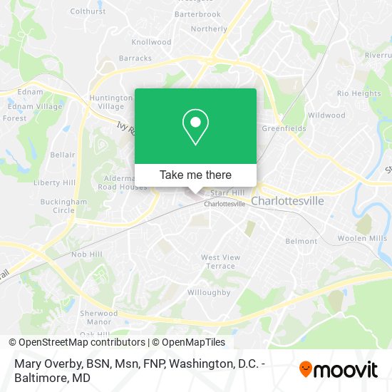 Mary Overby, BSN, Msn, FNP map