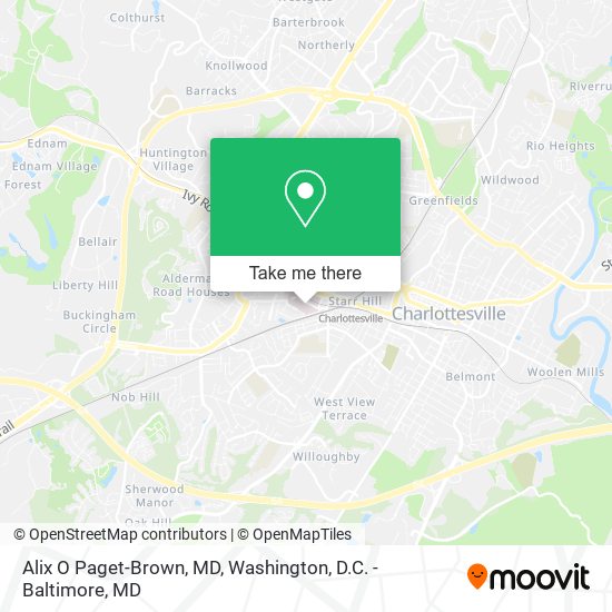 Alix O Paget-Brown, MD map