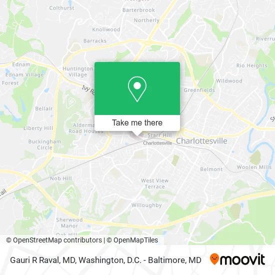 Gauri R Raval, MD map