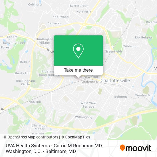 UVA Health Systems - Carrie M Rochman MD map