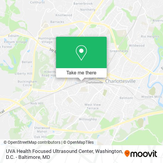 UVA Health Focused Ultrasound Center map
