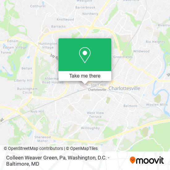 Colleen Weaver Green, Pa map