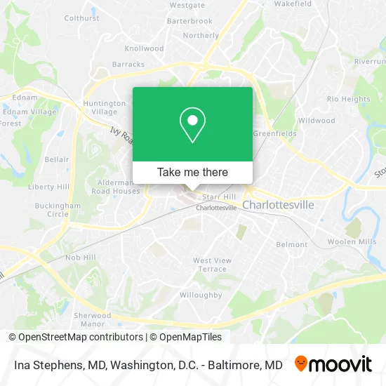 Ina Stephens, MD map