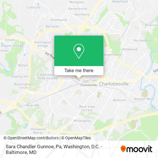 Sara Chandler Gunnoe, Pa map