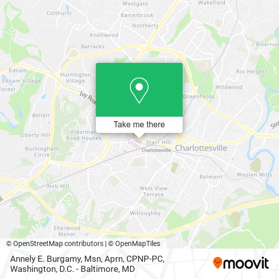 Mapa de Annely E. Burgamy, Msn, Aprn, CPNP-PC
