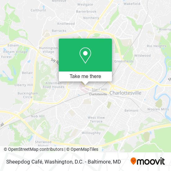 Sheepdog Café map