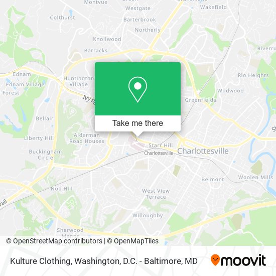 Kulture Clothing map