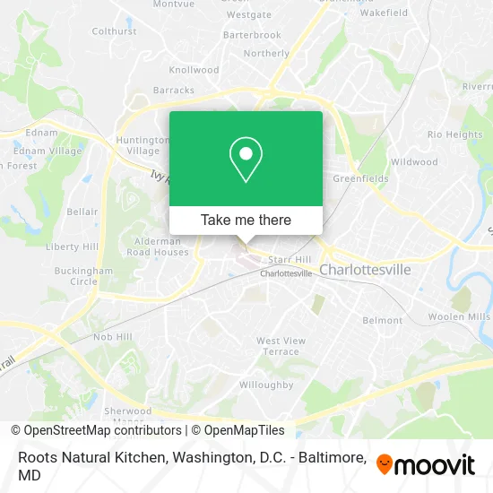 Roots Natural Kitchen map