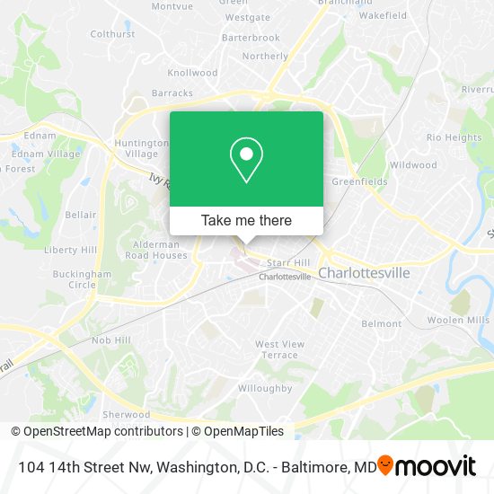 104 14th Street Nw map