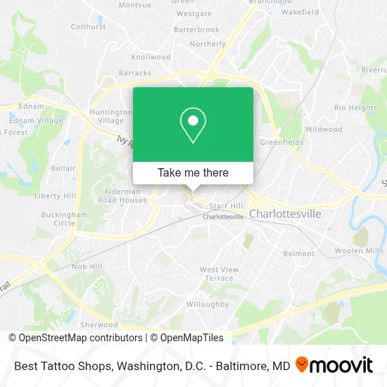 Best Tattoo Shops map