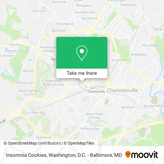 Insomnia Cookies map