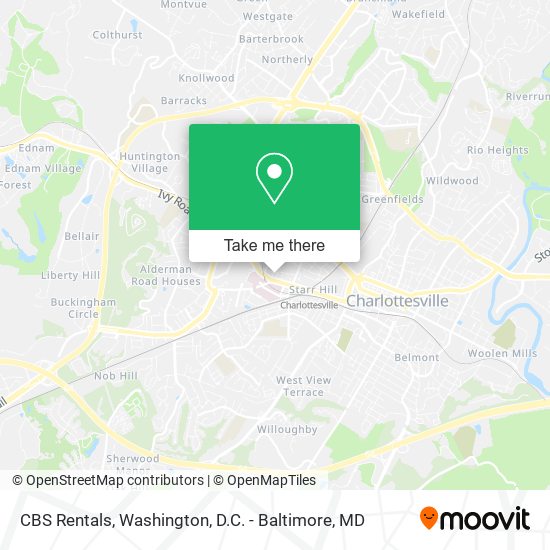 CBS Rentals map