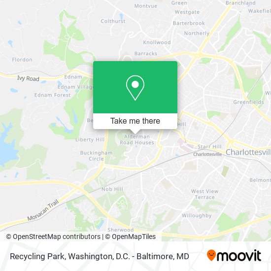 Recycling Park map