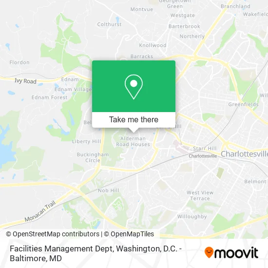 Facilities Management Dept map