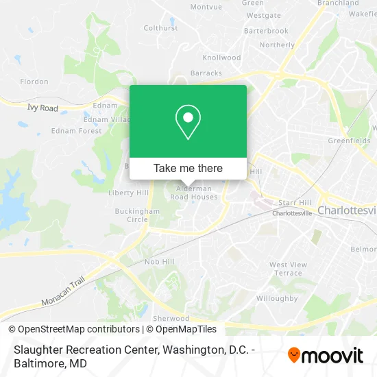 Slaughter Recreation Center map