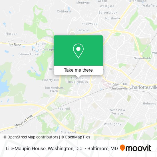 Lile-Maupin House map