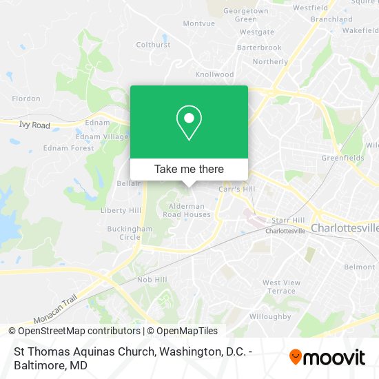 St Thomas Aquinas Church map
