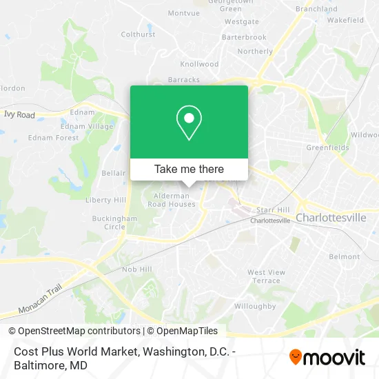 Cost Plus World Market map