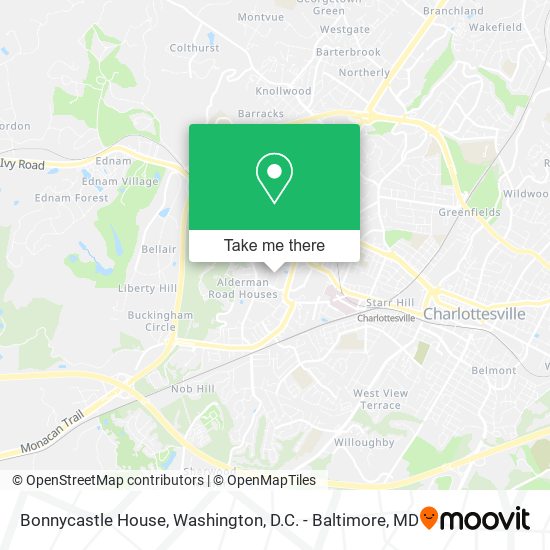 Mapa de Bonnycastle House
