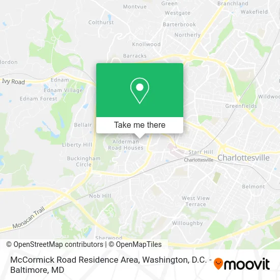McCormick Road Residence Area map