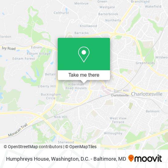 Humphreys House map