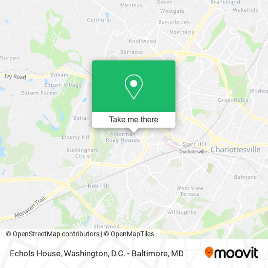Mapa de Echols House
