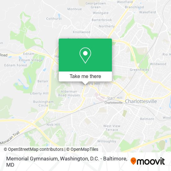 Memorial Gymnasium map