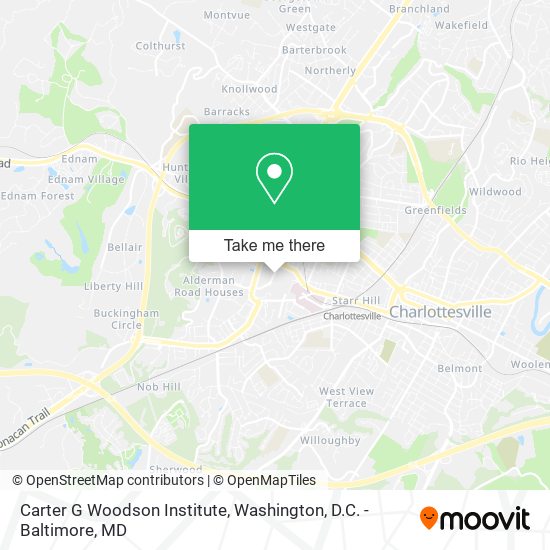 Carter G Woodson Institute map
