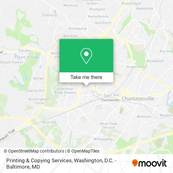 Printing & Copying Services map