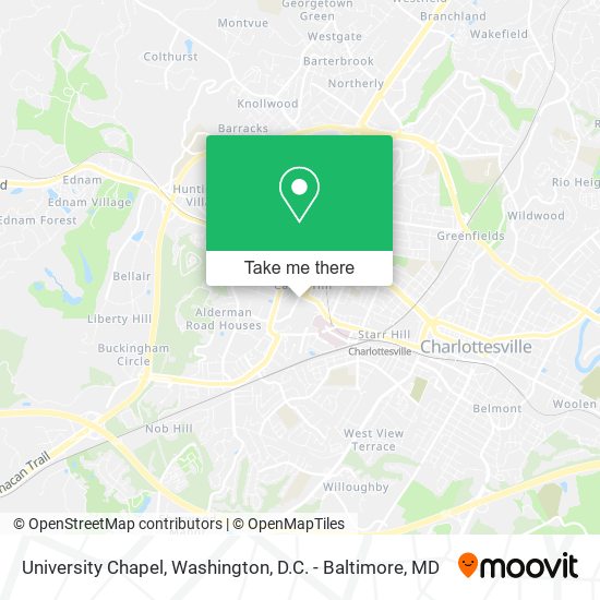 University Chapel map