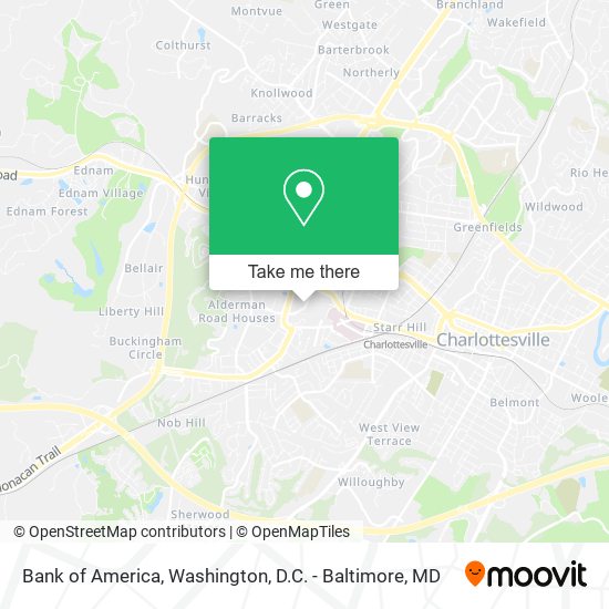Bank of America map
