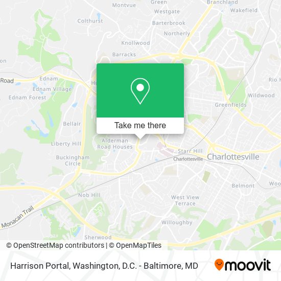 Harrison Portal map
