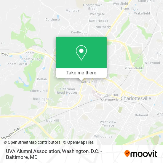UVA Alumni Association map