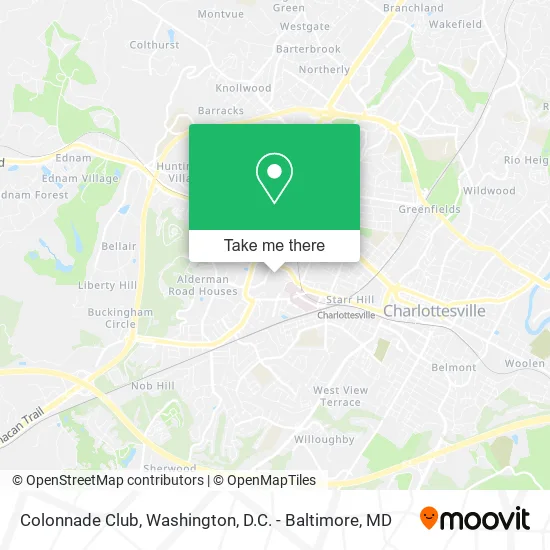 Colonnade Club map