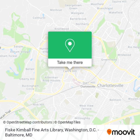 Mapa de Fiske Kimball Fine Arts Library