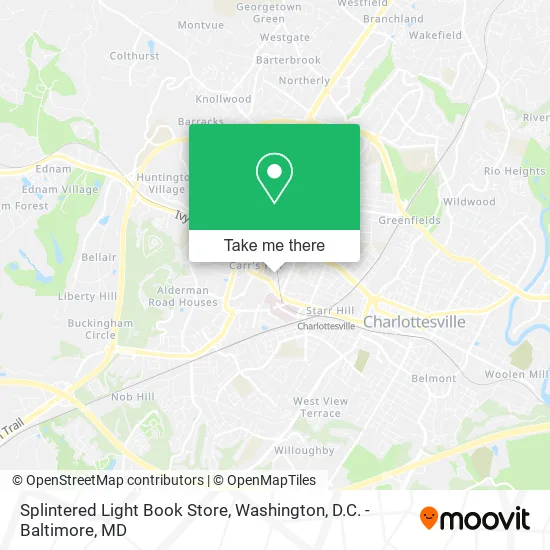 Splintered Light Book Store map