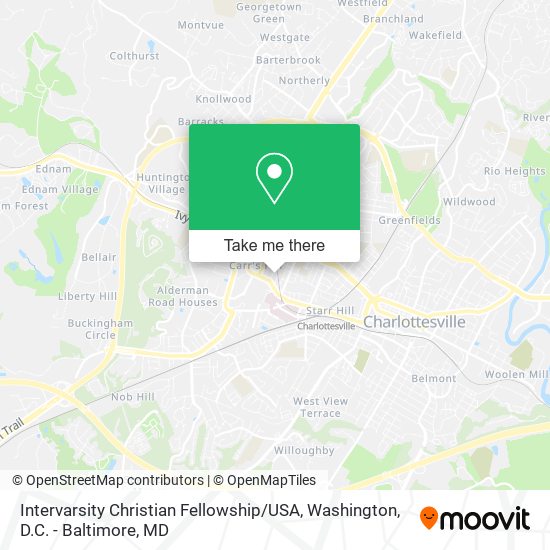 Mapa de Intervarsity Christian Fellowship / USA
