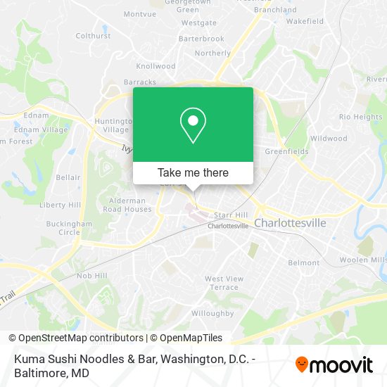 Mapa de Kuma Sushi Noodles & Bar