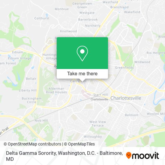 Mapa de Delta Gamma Sorority