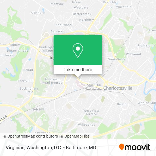 Mapa de Virginian
