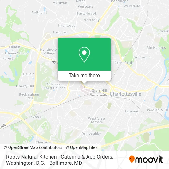 Roots Natural Kitchen - Catering & App Orders map