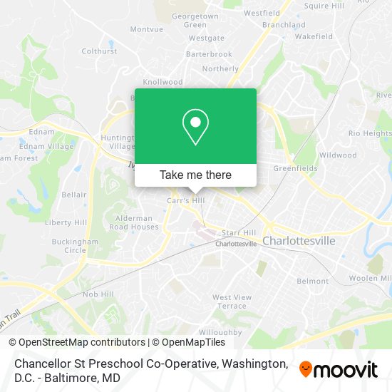 Chancellor St Preschool Co-Operative map
